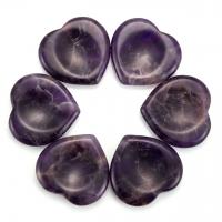 Natural Stone Thumb Worry Stone, Heart, different materials for choice, more colors for choice, 38x40x7mm, Sold By PC