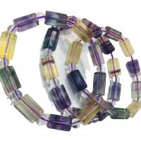 Natural Fluorite Bracelet, polished, fashion jewelry, mixed colors, 13x7.50mm, Length:7.09 Inch, Sold By PC