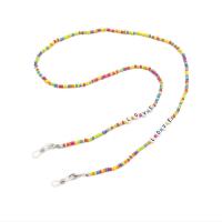 Seedbead Glasses Chain with letter pattern & for woman Length Approx 27.5 Inch Sold By PC