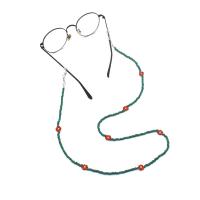 Seedbead Chaîne de lunettes, fleur, anti-dérapage & Style bohème & unisexe, plus de couleurs à choisir, Longueur:Environ 27.5 pouce, Vendu par PC