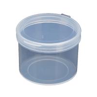Polypropylen (PP) Lotion containere, Kolonne, gennemsigtig, 36x30mm, Indvendig diameter:Ca. 34x27mm, Solgt af PC