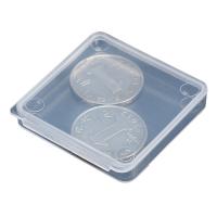 Polypropylene(PP) Packing Gift Box, Square, transparent, 47x47x8mm, Inner Diameter:Approx 44x44x6mm, Sold By PC
