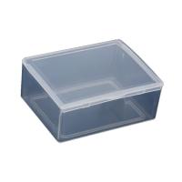 Polypropylene(PP) Packing Gift Box, Rectangle, transparent, 55x43x22mm, Inner Diameter:Approx 53x40x19mm, Sold By PC