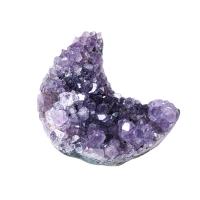 Amethyst Quartz Cluster, Moon, Mini & druzy style, purple, 25-40mm, Sold By PC