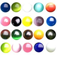 Cats Eye Ball Sphere, Runde, poleret, Papirkassepakke, blandede farver, 20mm, Ca. 20pc'er/Box, Solgt af Box