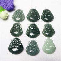 Jadeite Pendant Buddha Carved random style green Sold By PC