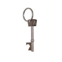 Zinc Alloy Key Clasp silver color plated Unisex silver color nickel lead & cadmium free 70mm Sold By PC