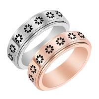 Couple Finger Rings Stainless Steel plated rotatable & polished Sold By PC