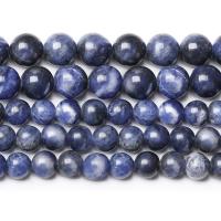 Natural Sodalite Beads Round polished & DIY Sold Per Approx 38-40 cm Strand