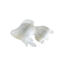 Acrylic Pendants, Goldfish, 3D effect, clear, 40x26mm, Approx 100PCs/Bag, Sold By Bag