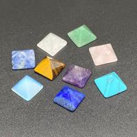 Natural Gemstone Cabochons, Natural Stone, Pyramidal, different materials for choice, more colors for choice, 14mm, Sold By PC
