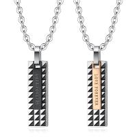 Edelstahl Schmuck Halskette, plattiert, verschiedene Stile für Wahl, keine, 31x8mm, Länge:21.65 ZollInch, verkauft von PC