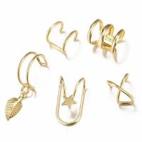 Fashion Earring Cuff and Wraps Zinc Alloy plated & for woman nickel lead & cadmium free 5-28mm Sold By Set
