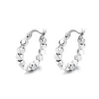 925 Sterling Silver Huggie Hoop Earring for woman silver color 3mm Sold By Pair