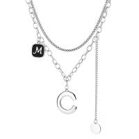 925 Sterling Silver Necklaces, with 1.96 inch extender chain, polished, for woman, silver color, Length:Approx 15.74 Inch, Sold By PC