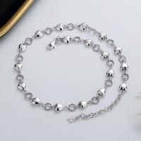 925 Sterling Silver Necklaces for woman silver color Length Approx 16.14 Inch Sold By PC
