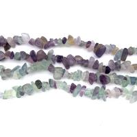 Gemstone Chips, Natural Fluorite, irregular, polished, more colors for choice, 5x8mm, Sold Per Approx 31.5 Inch Strand