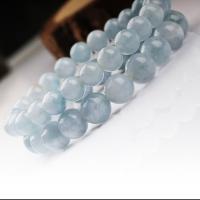 Aquamarine Bracelet, Round, elastic & Unisex & different size for choice, blue, Length:Approx 7.48 Inch, Sold By PC