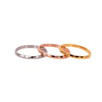 Titan Edelstahl Ringe, Titanstahl, plattiert, unisex & verschiedene Größen vorhanden, keine, Größe:5-9, verkauft von PC