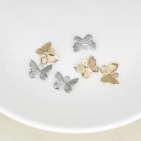Fashion Iron Pendants, Butterfly, plated, DIY, more colors for choice, 14x11mm, 5000PCs/Bag, Sold By Bag