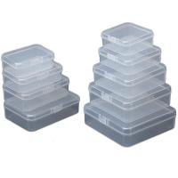 Storage Box, Polypropylene(PP), transparent & different size for choice, Sold By Pair