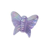 Acrylic Jewelry Beads Butterfly DIY Sold By Bag