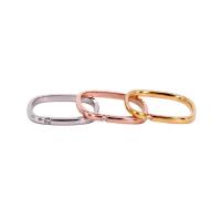 Titan Edelstahl Ringe, Titanstahl, plattiert, verschiedene Größen vorhanden & für Frau & mit Strass, keine, Größe:4-9, verkauft von PC
