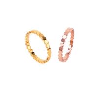 Titantium Steel finger ring, Titan Stål, plated, olika storlek för val & för kvinna, fler färger för val, Storlek:5-9, Säljs av PC