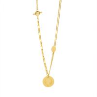 Stainless Steel Jewelry Necklace 316 Stainless Steel real gold plated fashion jewelry & for woman 20mm Length Approx 18.9 Inch Sold By PC