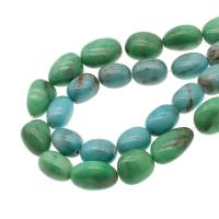 Marble Beads, Geverfd Marmer, DIY, meer kleuren voor de keuze, 28x19x2mm, Per verkocht 38 cm Strand