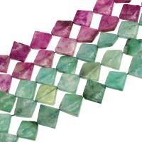 Gemstone Smycken Pärlor, Natursten, Rhombus, DIY & snodd, fler färger för val, 23x25x4mm, Såld Per 38 cm Strand