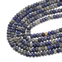Lapislazuli Perlen, Abakus,Rechenbrett, DIY, gemischte Farben, 10x10mm, verkauft per 38 cm Strang