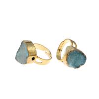 Resina anillo de dedo, metal, con resina, Ajustable & para mujer, color mixto, 16x18x9mm, Vendido por UD