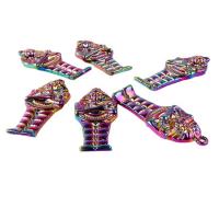 Zinklegierung Schmuck Halskette, Ägyptischen Pharao, unisex & verschiedene Stile für Wahl, farbenfroh, frei von Nickel, Blei & Kadmium, 18x45x4mm, Länge ca. 17.72 ZollInch, verkauft von PC