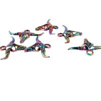 Zinklegierung Schmuck Halskette, unisex & verschiedene Stile für Wahl & hohl, farbenfroh, frei von Nickel, Blei & Kadmium, 46x30x6mm, Länge ca. 17.72 ZollInch, verkauft von PC