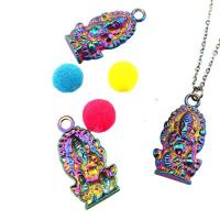 Zinc Alloy Jewelry Necklace Unisex multi-colored nickel lead & cadmium free Length Approx 17.72 Inch Sold By PC