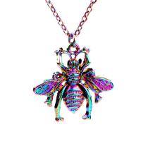 Tibetan Style Jewelry Necklace, Bee, Unisex & different styles for choice, multi-colored, nickel, lead & cadmium free, 27x24x4mm, Length:Approx 17.72 Inch, Sold By PC