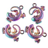 Zinc Alloy Jewelry Necklace Lizard Unisex multi-colored nickel lead & cadmium free Length Approx 17.72 Inch Sold By PC