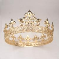 Bridal Tiaras, Tibetan Style, plated, for woman & with rhinestone, more colors for choice, nickel, lead & cadmium free, 180x80mm, Sold By PC
