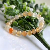 Agate Jewelry Bracelet, Round, Unisex & different size for choice, Sold Per Approx 16-18 cm Strand