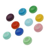 Gemstone Jewelry Beads, Round, more colors for choice, 14x14x6mm, Sold By PC