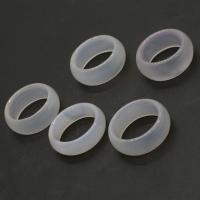 Gemstone Finger Ring, Ädelsten, Unisex, vit, 36x26x11mm, Säljs av PC
