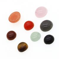 Pedras preciosas de cabochons , misto de pedras semi-preciosas, Mais cores pare escolha, 14mm, vendido por PC
