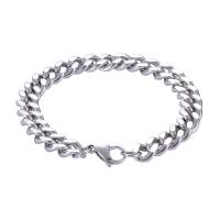 Stainless Steel Jewelry Bracelet, 304 Stainless Steel, Vacuum Ion Plating, fashion jewelry, original color, Sold By PC