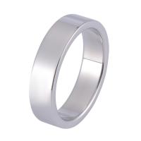 Rozsdamentes acél Finger Ring, 304 rozsdamentes acél, divat ékszerek & különböző méretű a választás, az eredeti szín, 6mm, Által értékesített PC