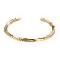 Titanium Steel Cuff Bangle plated fashion jewelry Sold By PC
