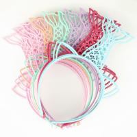 ABS Plastic Hair Band, Mermaid tail, cute & Unisex, more colors for choice, 228.60x139.70mm, Approx 12PCs/Bag, Sold By Bag