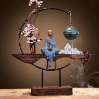 Porcelain Hanging Incense Burner, handmade, for home and office & durable & different styles for choice, more colors for choice, 400x83x400mm, Sold By PC