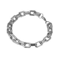 Stainless Steel smycken Armband, ROSTFRITT STÅL, Unisex, ursprungliga färgen, Längd Ca 8.5 inch, Säljs av PC