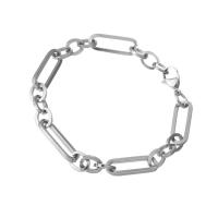 Bijoux bracelet en acier inoxydable, unisexe, couleur originale, Longueur:Environ 8.4 pouce, Vendu par PC